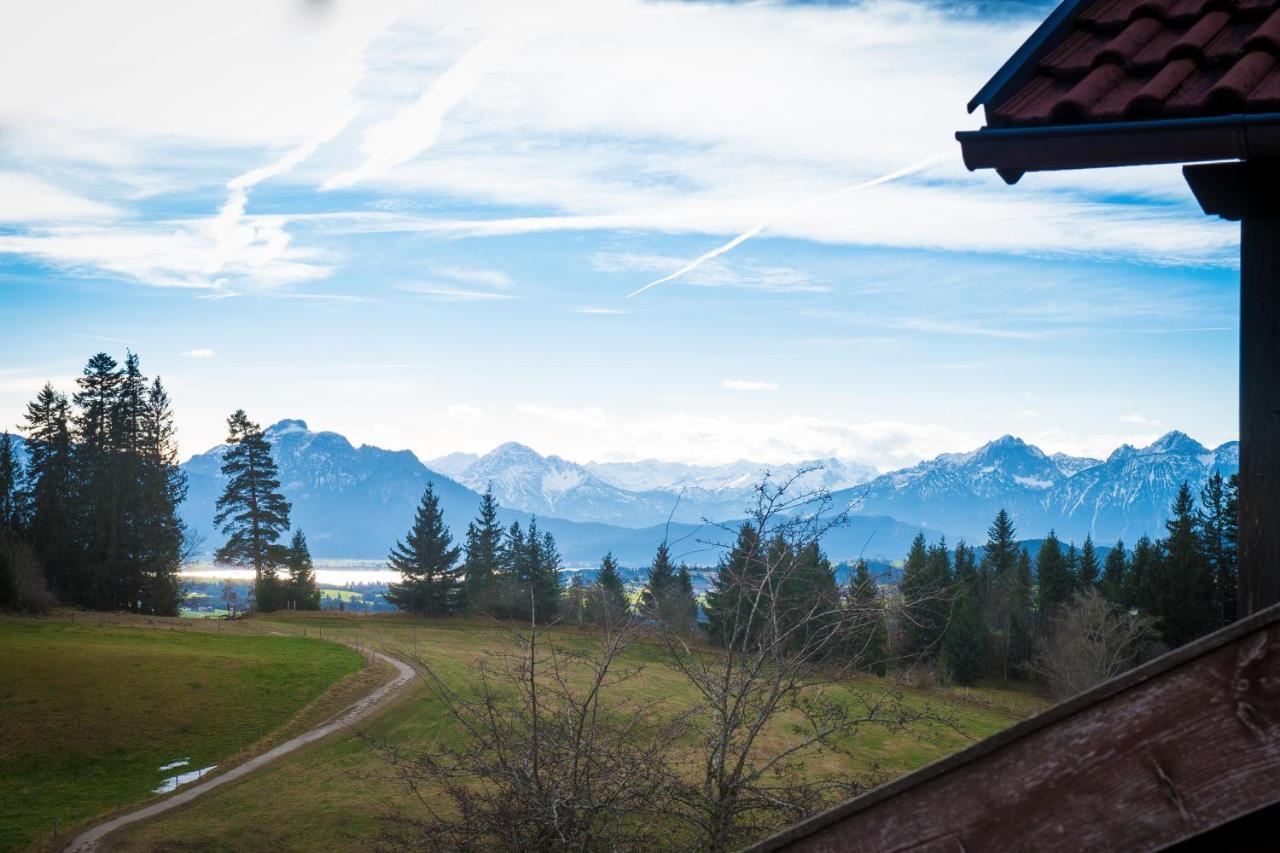 Panoramagasthof Auf Dem Auerberg Bernbeuren Exterior foto
